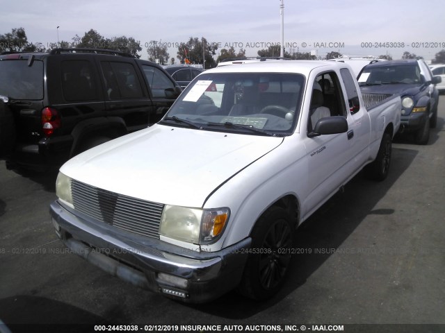 4TAVN52N4XZ505666 - 1999 TOYOTA TACOMA XTRACAB WHITE photo 2