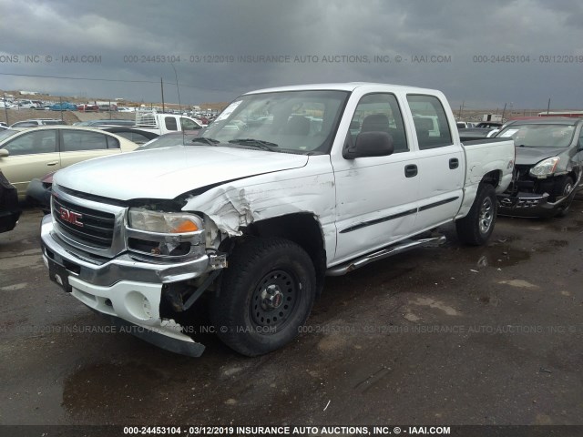 2GTEK13V871104912 - 2007 GMC NEW SIERRA K1500 WHITE photo 2