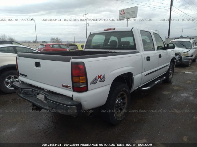 2GTEK13V871104912 - 2007 GMC NEW SIERRA K1500 WHITE photo 4