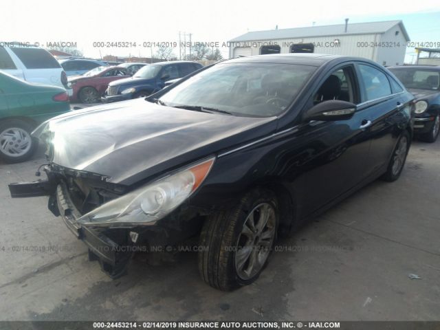 5NPEC4AC8BH074334 - 2011 HYUNDAI SONATA SE/LIMITED Black photo 2