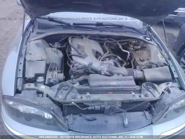 1LNHM86S84Y617129 - 2004 LINCOLN LS GREEN photo 10