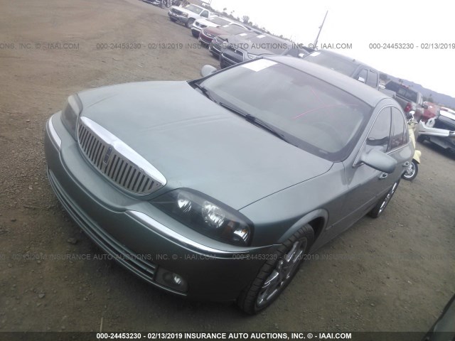 1LNHM86S84Y617129 - 2004 LINCOLN LS GREEN photo 2