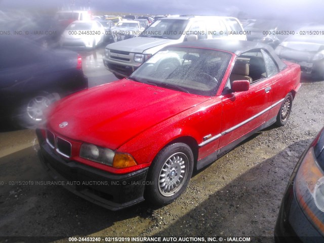 WBABK5328SEC84612 - 1995 BMW 318 IC RED photo 2