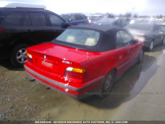 WBABK5328SEC84612 - 1995 BMW 318 IC RED photo 4