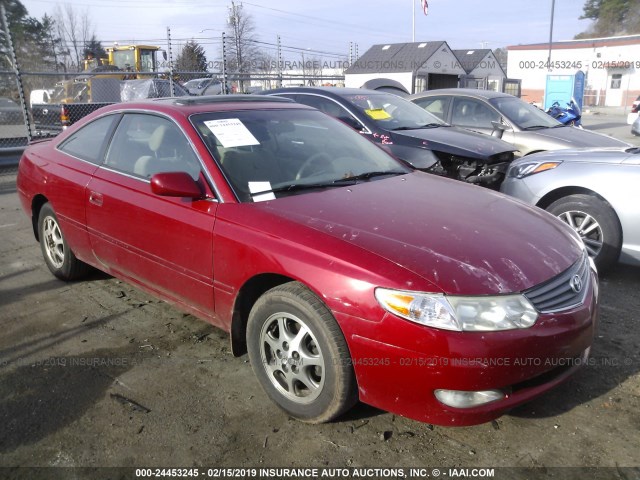 2T1CE22PX2C004490 - 2002 TOYOTA CAMRY SOLARA SE RED photo 1