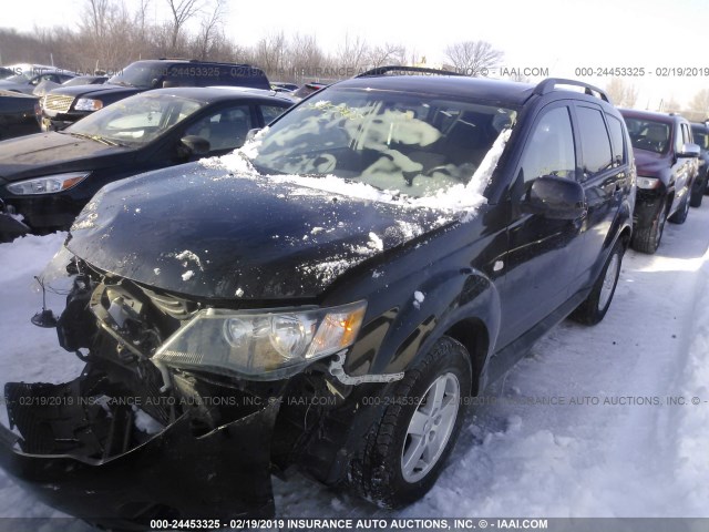 JA4LS21W89Z009876 - 2009 MITSUBISHI OUTLANDER ES BLACK photo 2