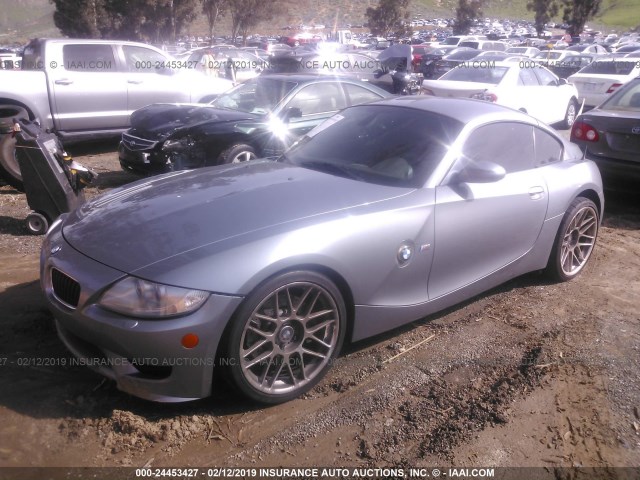 5UMDU93577LM08565 - 2007 BMW M COUPE GRAY photo 2