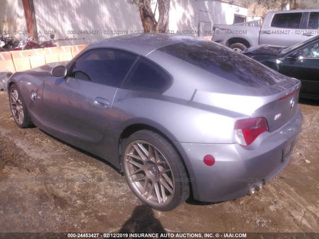 5UMDU93577LM08565 - 2007 BMW M COUPE GRAY photo 3