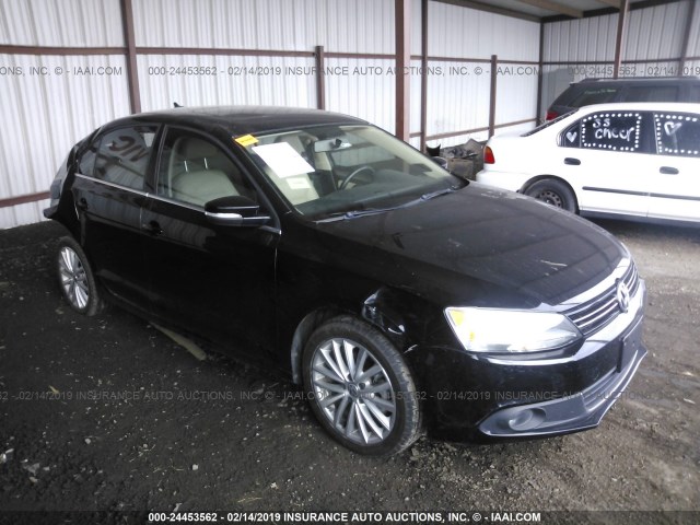 3VWLL7AJ9DM428427 - 2013 VOLKSWAGEN JETTA TDI BLACK photo 1