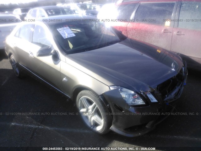 WDDHF5KB4CA553039 - 2012 MERCEDES-BENZ E 350 GRAY photo 1