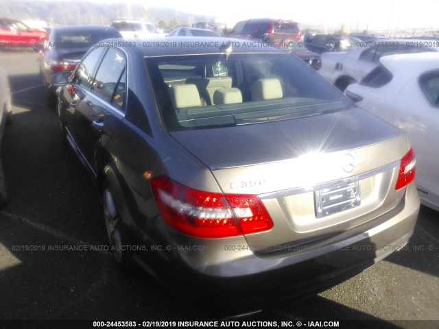 WDDHF5KB4CA553039 - 2012 MERCEDES-BENZ E 350 GRAY photo 3