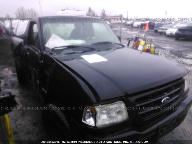 1FTYR10UX1PA79297 - 2001 FORD RANGER BLACK photo 1