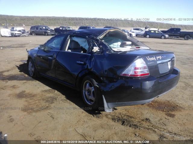 1FAHP25W18G133317 - 2008 FORD TAURUS LIMITED BROWN photo 3