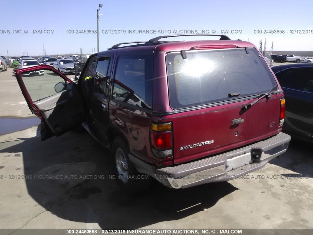 1FMDU32XXTZB19882 - 1996 FORD EXPLORER RED photo 3