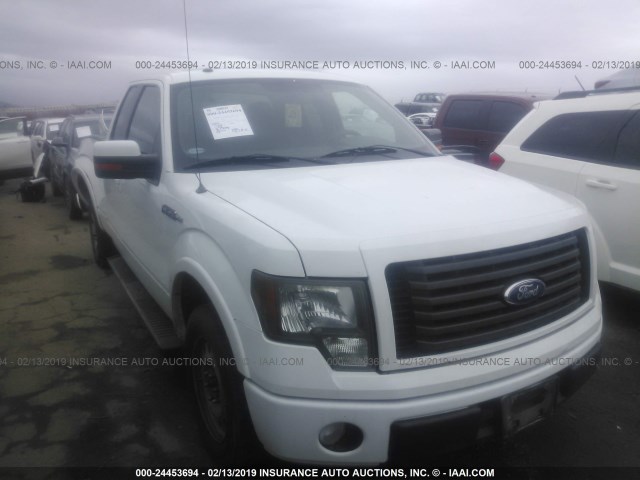 1FTFX1CV3AKB32890 - 2010 FORD F150 SUPER CAB WHITE photo 1