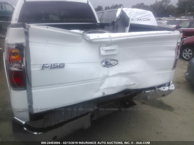 1FTFX1CV3AKB32890 - 2010 FORD F150 SUPER CAB WHITE photo 6