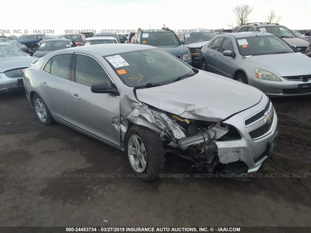 1G11B5SA0DF111659 - 2013 CHEVROLET MALIBU LS ვერცხლისფერი ფოტო 1