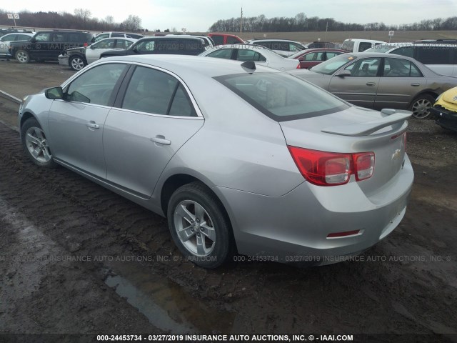 1G11B5SA0DF111659 - 2013 CHEVROLET MALIBU LS ვერცხლისფერი ფოტო 3