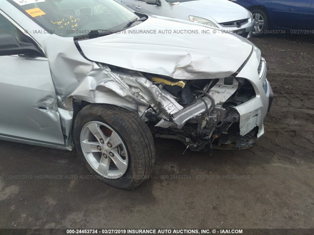 1G11B5SA0DF111659 - 2013 CHEVROLET MALIBU LS ვერცხლისფერი ფოტო 6