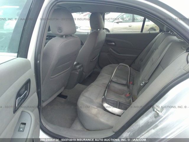 1G11B5SA0DF111659 - 2013 CHEVROLET MALIBU LS ვერცხლისფერი ფოტო 8