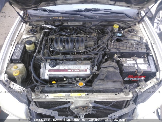 JN1CA31D2YT539116 - 2000 NISSAN MAXIMA GLE/GXE/SE WHITE photo 10