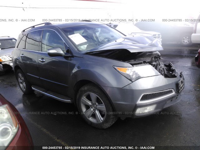 2HNYD2H51AH531802 - 2010 ACURA MDX ADVANCE GRAY photo 1