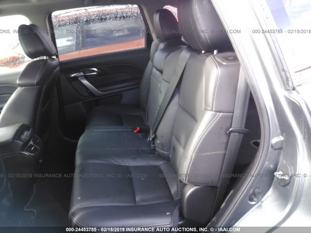 2HNYD2H51AH531802 - 2010 ACURA MDX ADVANCE GRAY photo 8