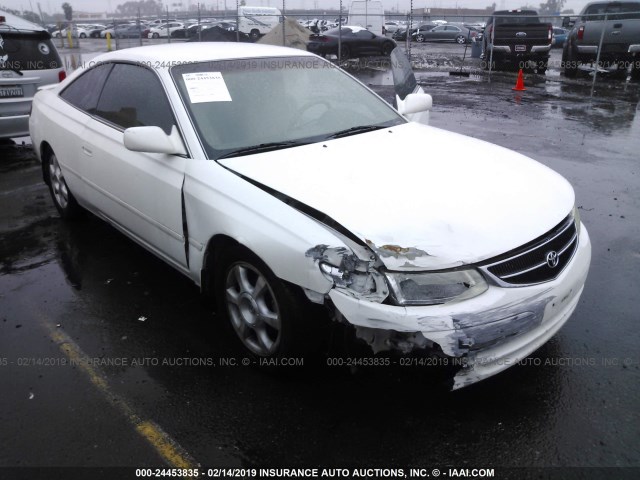 2T1CG22P51C519356 - 2001 TOYOTA CAMRY SOLARA SE WHITE photo 1