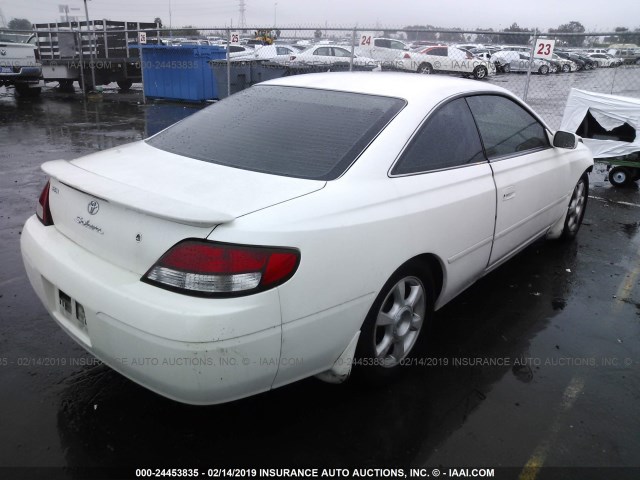 2T1CG22P51C519356 - 2001 TOYOTA CAMRY SOLARA SE WHITE photo 4