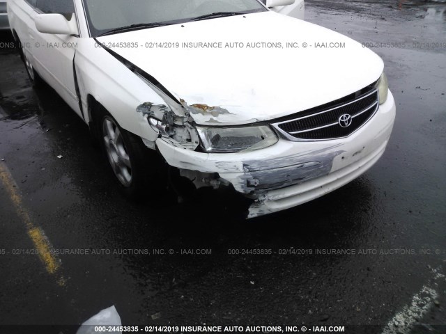 2T1CG22P51C519356 - 2001 TOYOTA CAMRY SOLARA SE WHITE photo 6