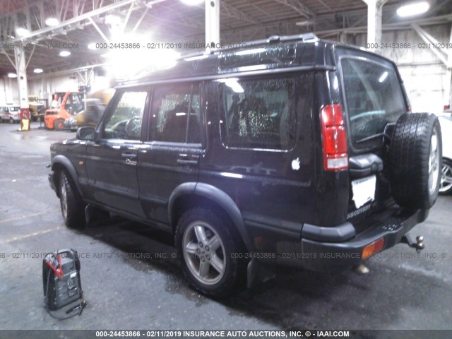 SALTY15441A713625 - 2001 LAND ROVER DISCOVERY II SE BLACK photo 3