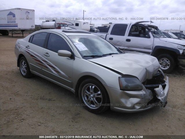 4A3AB76S94E135788 - 2004 MITSUBISHI GALANT GTS SILVER photo 1