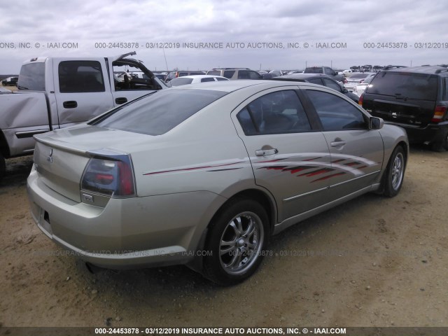 4A3AB76S94E135788 - 2004 MITSUBISHI GALANT GTS SILVER photo 4