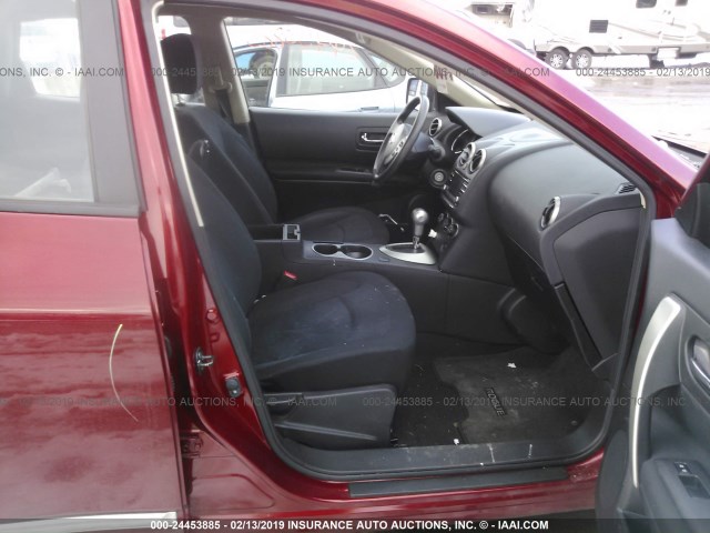 JN8AS5MV7FW770790 - 2015 NISSAN ROGUE SELECT S RED photo 5