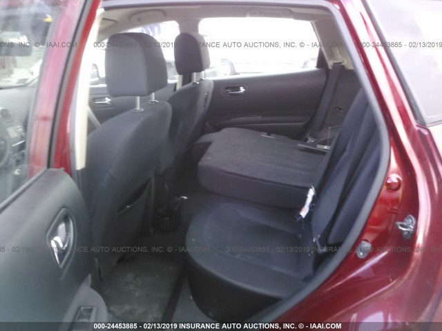 JN8AS5MV7FW770790 - 2015 NISSAN ROGUE SELECT S RED photo 8