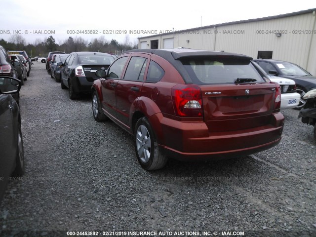 1B3HB48B57D588699 - 2007 DODGE CALIBER SXT RED photo 3