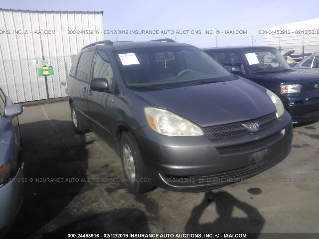 5TDZA23C25S267358 - 2005 TOYOTA SIENNA CE/LE GRAY photo 1