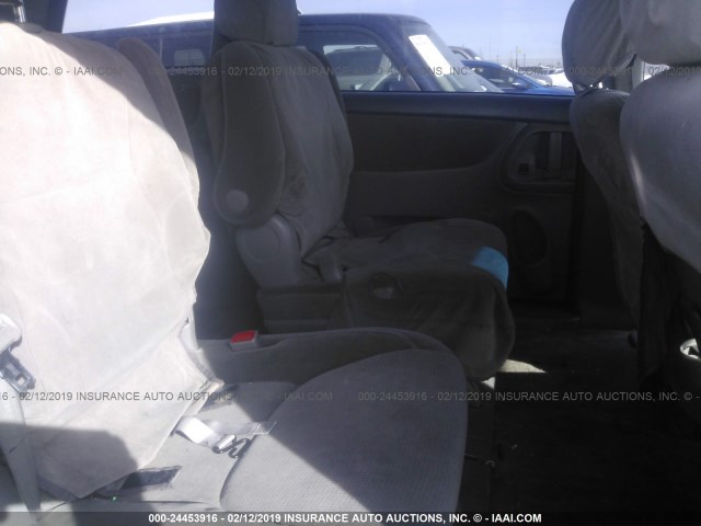 5TDZA23C25S267358 - 2005 TOYOTA SIENNA CE/LE GRAY photo 8