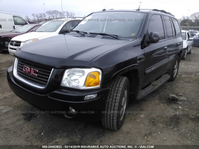 1GKDS13S552360668 - 2005 GMC ENVOY BLACK photo 2