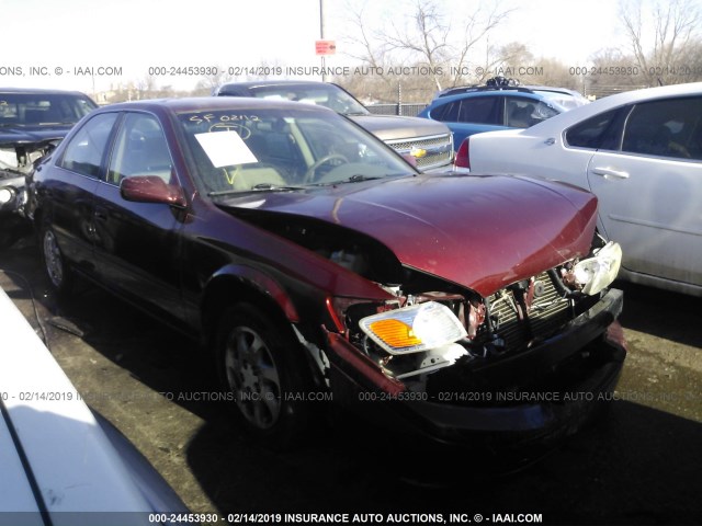 4T1BG22K21U089235 - 2001 TOYOTA CAMRY CE/LE/XLE MAROON photo 1