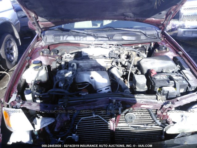 4T1BG22K21U089235 - 2001 TOYOTA CAMRY CE/LE/XLE MAROON photo 10