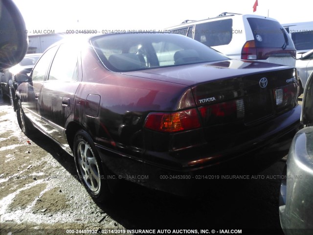 4T1BG22K21U089235 - 2001 TOYOTA CAMRY CE/LE/XLE MAROON photo 3