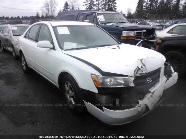 5NPEU46F67H168333 - 2007 HYUNDAI SONATA SE/LIMITED WHITE photo 1