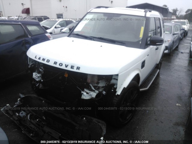 SALAG2V69GA789531 - 2016 LAND ROVER LR4 HSE WHITE photo 2