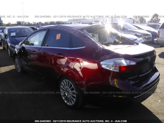 3FADP4CJ3GM160296 - 2016 FORD FIESTA TITANIUM RED photo 3