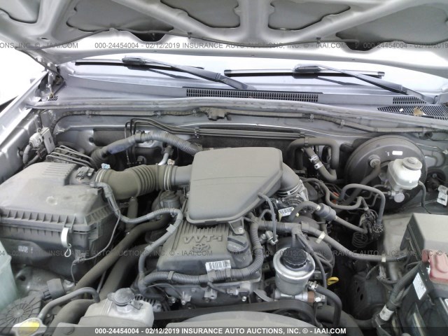 5TFJX4GN8BX003506 - 2011 TOYOTA TACOMA DOUBLE CAB 银色 照片 10