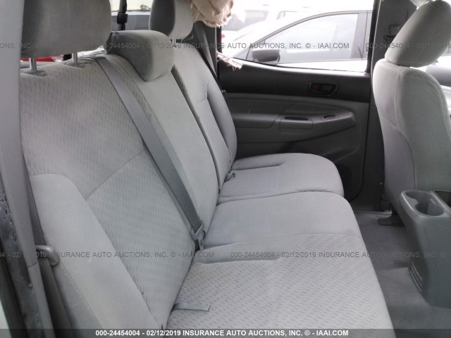 5TFJX4GN8BX003506 - 2011 TOYOTA TACOMA DOUBLE CAB 银色 照片 8