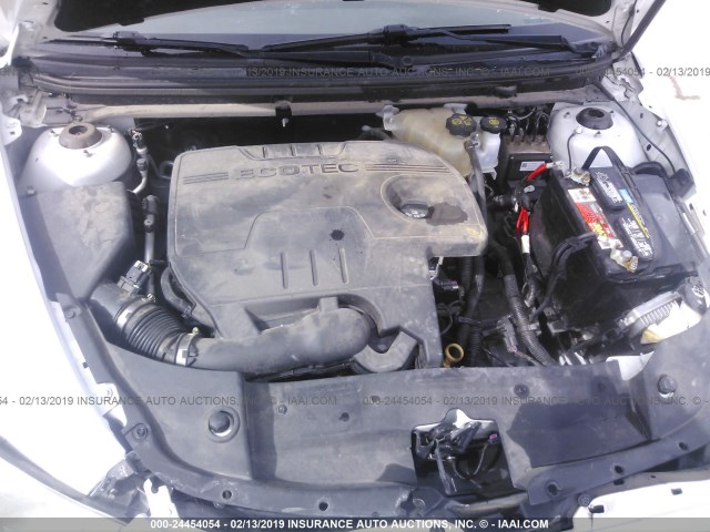 1G1ZB5EB2AF275742 - 2010 CHEVROLET MALIBU LS WHITE photo 10