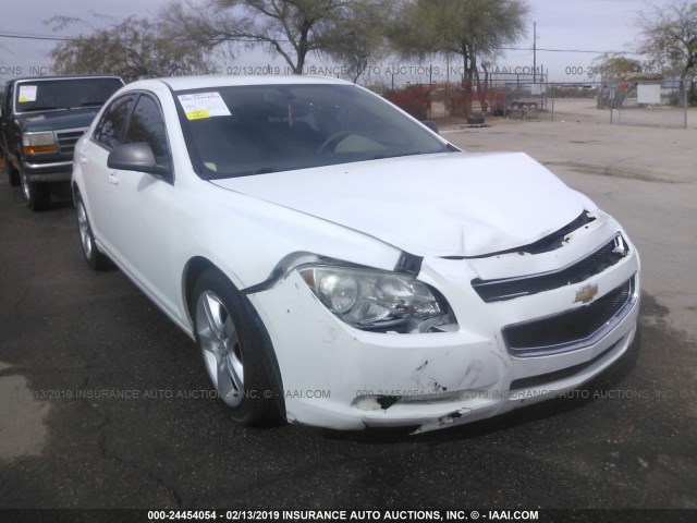 1G1ZB5EB2AF275742 - 2010 CHEVROLET MALIBU LS WHITE photo 6
