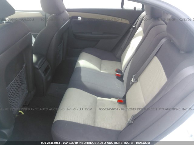 1G1ZB5EB2AF275742 - 2010 CHEVROLET MALIBU LS WHITE photo 8